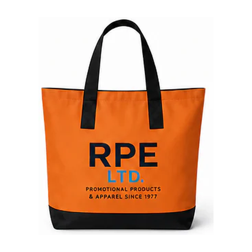 RPE branded tote bag