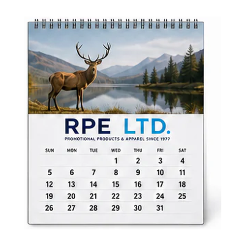 RPE branded wall calendar